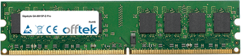 GA-8I915P-D Pro 1GB Modulo - 240 Pin 1.8v DDR2 PC2-4200 Non-ECC Dimm