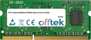 EliteBook 8560w (Quad Core) (4 Slots) 8GB Modulo - 204 Pin 1.5v DDR3 PC3-10600 SoDimm