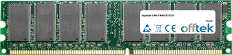 G-MAX MA8CB (V2.0) 1GB Modulo - 184 Pin 2.5v DDR266 Non-ECC Dimm
