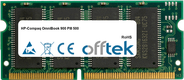 OmniBook 900 PIII 500 128MB Modulo - 144 Pin 3.3v PC100 SDRAM SoDimm