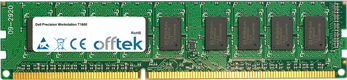 Precision Workstation T1600 8GB Modulo - 240 Pin 1.5v DDR3 PC3-10600 ECC Dimm (Dual Rank)