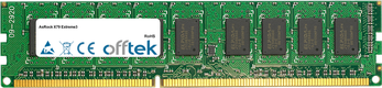 X79 Extreme3 8GB Modulo - 240 Pin 1.5v DDR3 PC3-10600 ECC Dimm (Dual Rank)
