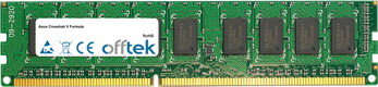 Crosshair V Formula 4GB Modulo - 240 Pin 1.5v DDR3 PC3-10664 ECC Dimm (Dual Rank)