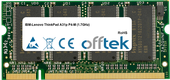 ThinkPad A31p P4-M (1.7GHz) 512MB Modulo - 200 Pin 2.5v DDR PC266 SoDimm
