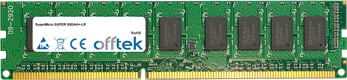 SUPER X8DAH+-LR 4GB Modulo - 240 Pin 1.5v DDR3 PC3-10664 ECC Dimm (Dual Rank)