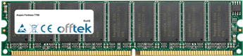 Fortress 7700 1GB Modulo - 184 Pin 2.6v DDR400 ECC Dimm (Dual Rank)