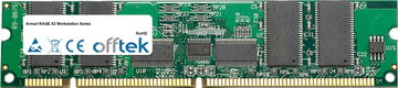 RAGE X2 Workstation Serie 1GB Kit (2x512MB Moduli) - 168 Pin 3.3v PC133 ECC Registered SDRAM Dimm
