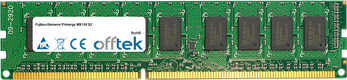 Primergy MX130 S2 4GB Modulo - 240 Pin 1.5v DDR3 PC3-10664 ECC Dimm (Dual Rank)