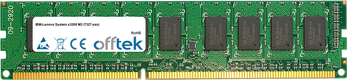 System X3200 M3 (7327-xxx) 4GB Modulo - 240 Pin 1.5v DDR3 PC3-8500 ECC Dimm (Dual Rank)