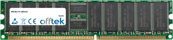 Mini PC ZMAXd2 2GB Modulo - 184 Pin 2.5v DDR400 ECC Registered Dimm (Dual Rank)