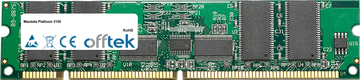 Platinum 3100 2GB Kit (2x1GB Moduli) - 168 Pin 3.3v PC133 ECC Registered SDRAM Dimm