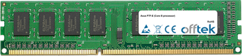 P7F-E (Core I5 Processor) 4GB Modulo - 240 Pin 1.5v DDR3 PC3-8500 Non-ECC Dimm