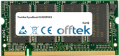 DynaBook EX/522PDE3 512MB Modulo - 200 Pin 2.5v DDR PC266 SoDimm