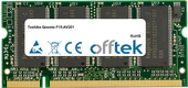 Qosmio F15-AV201 1GB Modulo - 200 Pin 2.5v DDR PC333 SoDimm