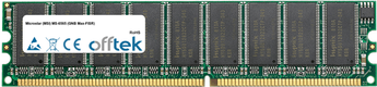 MS-6565 (GNB Max-FISR) 1GB Modulo - 184 Pin 2.5v DDR266 ECC Dimm (Dual Rank)