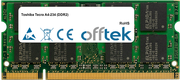 Tecra A4-234 (DDR2) 1GB Modulo - 200 Pin 1.8v DDR2 PC2-4200 SoDimm