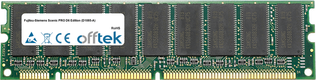 Scenic PRO D6 Edition (D1085-A) 256MB Modulo - 168 Pin 3.3v PC100 ECC SDRAM Dimm