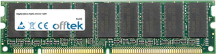 Alpha Server 1200 512MB Kit (2x256MB Moduli) - 168 Pin 3.3v PC100 ECC SDRAM Dimm
