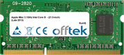 IMac 3.1GHz Intel Core I5  - (21.5-inch) (Late 2013) 8GB Modulo - 204 Pin 1.35v DDR3 PC3-12800 SoDimm
