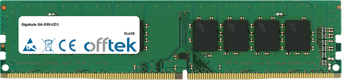 GA-X99-UD3 16GB Modulo - 288 Pin 1.2v DDR4 PC4-19200 Non-ECC Dimm