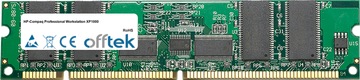 Professional Workstation XP1000 1GB Kit (4x256MB Moduli) - 168 Pin 3.3v PC100 ECC Registered SDRAM Dimm