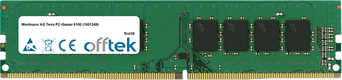 Terra PC-Gamer 6100 (1001249) 16GB Modulo - 288 Pin 1.2v DDR4 PC4-17000 Non-ECC Dimm