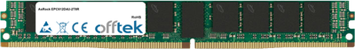 EPC612D4U-2T8R 32GB Modulo - 288 Pin 1.2v DDR4 PC4-19200 ECC Registered Dimm (VLP)