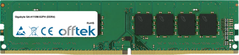 GA-H110M-S2PH (DDR4) 16GB Modulo - 288 Pin 1.2v DDR4 PC4-19200 Non-ECC Dimm