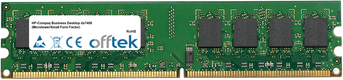Business Desktop Dx7408 (Microtower/Small Fattore Di Forma) 2GB Modulo - 240 Pin 1.8v DDR2 PC2-6400 Non-ECC Dimm