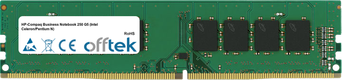 Business Notebook 250 G5 (Intel Celeron/Pentium N) 4GB Modulo - 288 Pin 1.2v DDR4 PC4-19200 Non-ECC Dimm