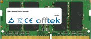 ThinkCentre X1 16GB Modulo - 260 Pin 1.2v DDR4 PC4-19200 SoDimm