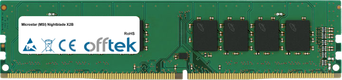 Nightblade X2B 16GB Modulo - 288 Pin 1.2v DDR4 PC4-17000 Non-ECC Dimm