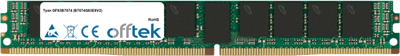GF83B7074 (B7074G83E8V2) 16GB Modulo - 288 Pin 1.2v DDR4 PC4-19200 ECC Registered Dimm (VLP)