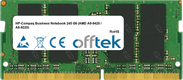 Business Notebook 245 G6 (AMD A9-9420 / A6-9220) 8GB Modulo - 260 Pin 1.2v DDR4 PC4-19200 SoDimm