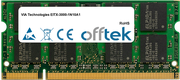 EITX-3000-1N10A1 2GB Modulo - 200 Pin 1.8v DDR2 PC2-4200 SoDimm