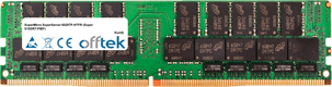 SuperServer 6028TP-HTFR (Super X10DRT-PIBF) 64GB Modulo - 288 Pin 1.2v DDR4 PC4-23400 LRDIMM ECC Dimm Load Reduced