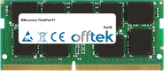 ThinkPad P1 16GB Modulo - 260 Pin 1.2v DDR4 PC4-21300 ECC SoDimm