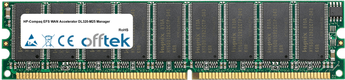 EFS WAN Accelerator DL320-M25 Manager 1GB Modulo - 184 Pin 2.6v DDR400 ECC Dimm (Dual Rank)