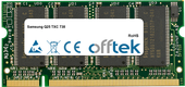 Q25 TXC 738 1GB Modulo - 200 Pin 2.5v DDR PC333 SoDimm