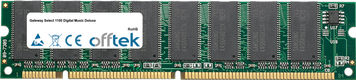 Select 1100 Digital Music Deluxe 256MB Modulo - 168 Pin 3.3v PC133 SDRAM Dimm