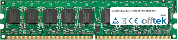 SuperServer 5015M-MF+ (SYS-5015M-MF+) 2GB Modulo - 240 Pin 1.8v DDR2 PC2-4200 ECC Dimm (Dual Rank)