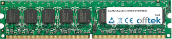 SuperServer 5015M-Ni (SYS-5015M-Ni) 2GB Modulo - 240 Pin 1.8v DDR2 PC2-4200 ECC Dimm (Dual Rank)