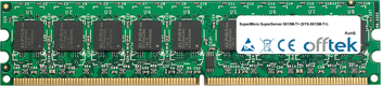 SuperServer 5015M-T+ (SYS-5015M-T+) 2GB Modulo - 240 Pin 1.8v DDR2 PC2-4200 ECC Dimm (Dual Rank)
