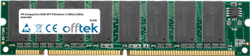 Evo D500 SFF P4/Celeron (1.5GHz-2.2GHz) (Intel 845) 512MB Modulo - 168 Pin 3.3v PC133 SDRAM Dimm