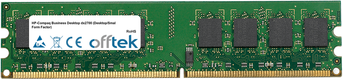 Business Desktop Dx2700 (Desktop/Smal Fattore Di Forma) 1GB Modulo - 240 Pin 1.8v DDR2 PC2-5300 Non-ECC Dimm