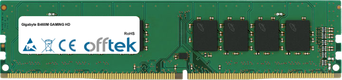 B460M GAMING HD 32GB Modulo - 288 Pin 1.2v DDR4 PC4-21300 Non-ECC Dimm