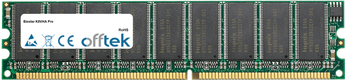 K8VHA Pro 1GB Modulo - 184 Pin 2.6v DDR400 ECC Dimm (Dual Rank)