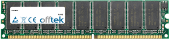 KV8 1GB Modulo - 184 Pin 2.6v DDR400 ECC Dimm (Dual Rank)