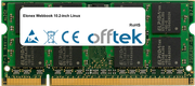 Webbook 10.2-inch Linux 1GB Modulo - 200 Pin 1.8v DDR2 PC2-4200 SoDimm