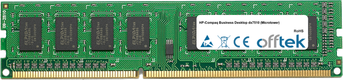 Business Desktop Dx7510 (Microtower) 2GB Modulo - 240 Pin 1.5v DDR3 PC3-8500 Non-ECC Dimm